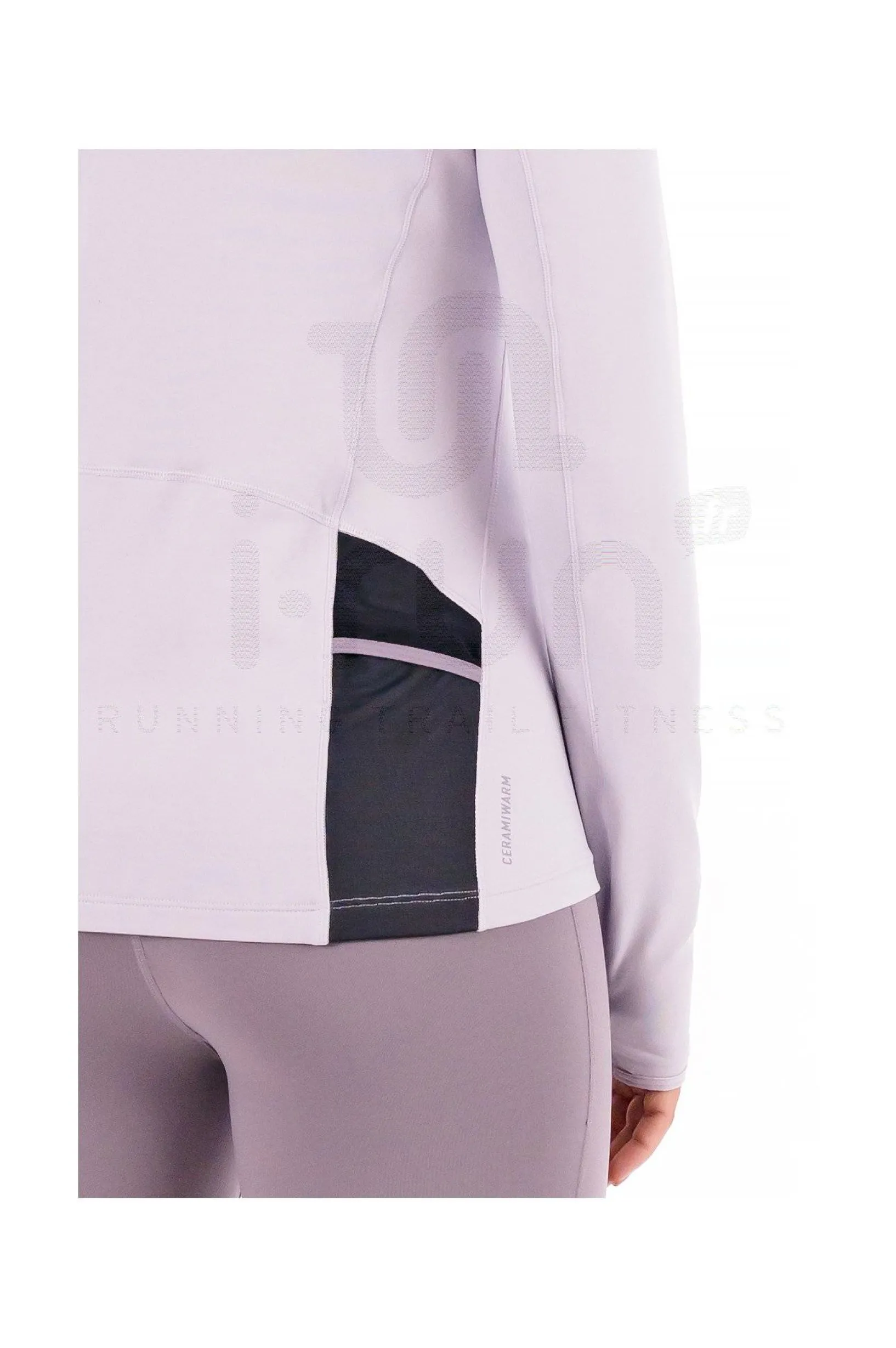 Femme Odlo Manches Longues^X-Alp Ceramiwarm 1/2 Zip femme