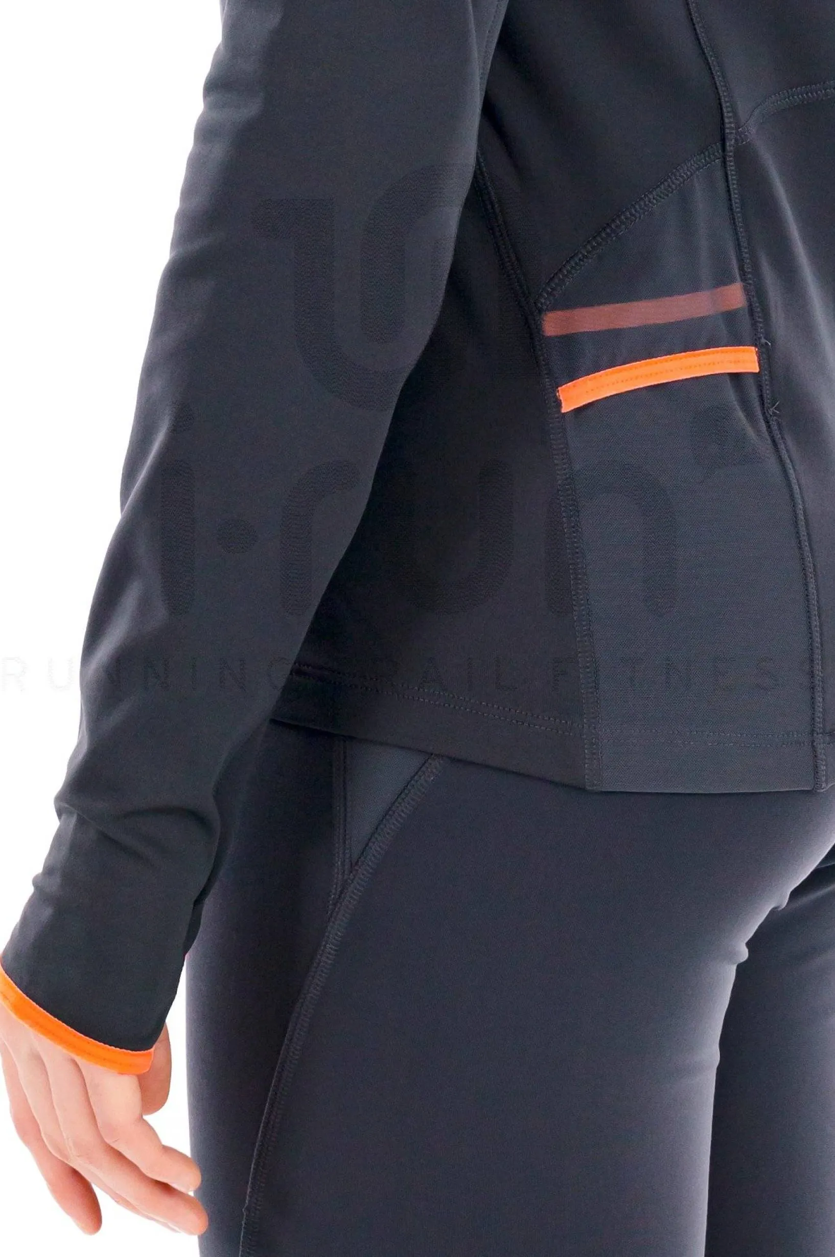 Femme Odlo Manches Longues^X-Alp Ceramiwarm 1/2 Zip femme