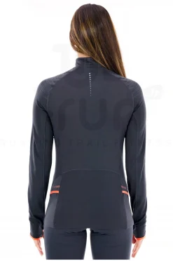 Femme Odlo Manches Longues^X-Alp Ceramiwarm 1/2 Zip femme