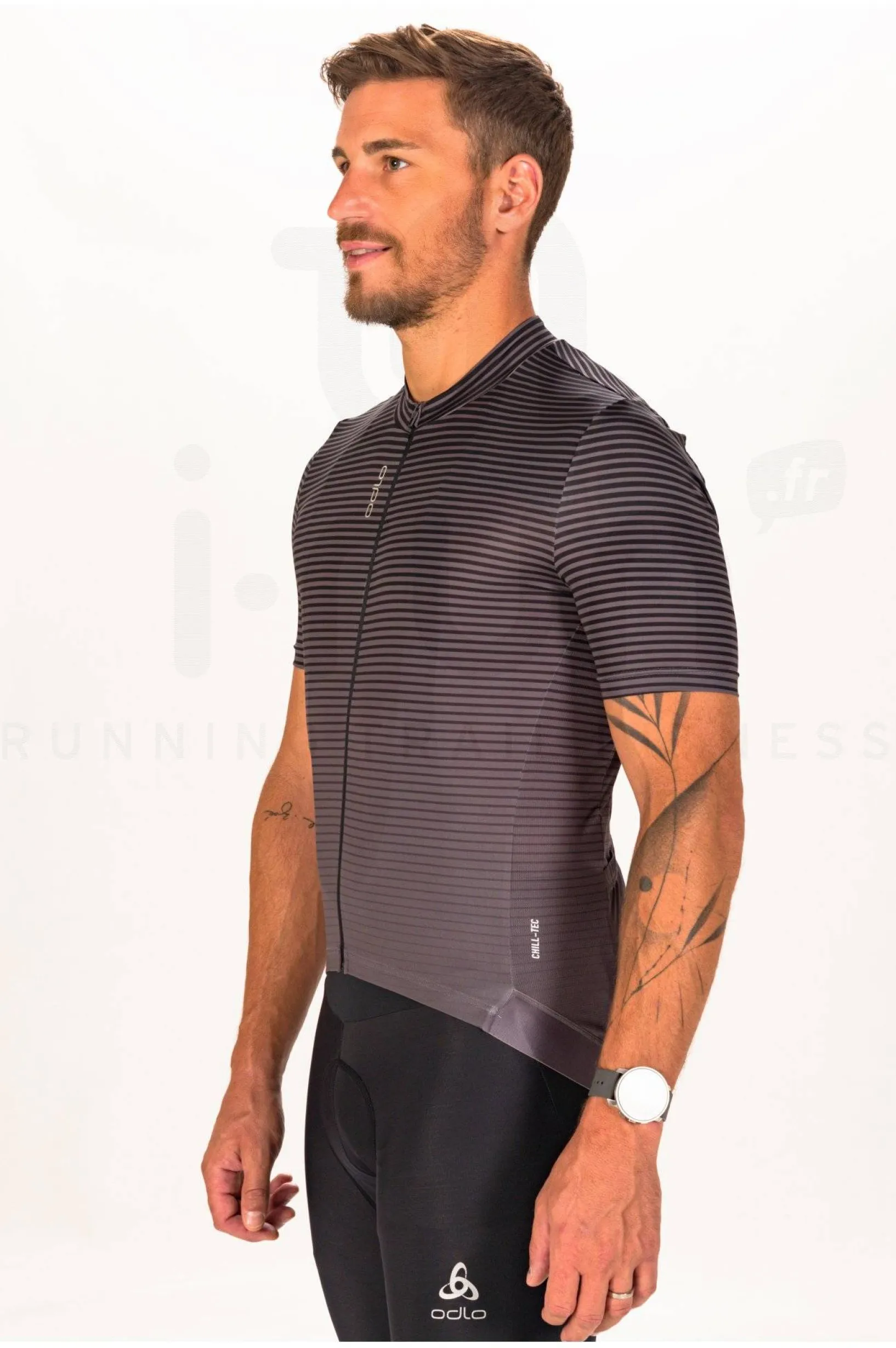 Homme Odlo Triathlon-Cycles^Zeroweight Chill-Tech