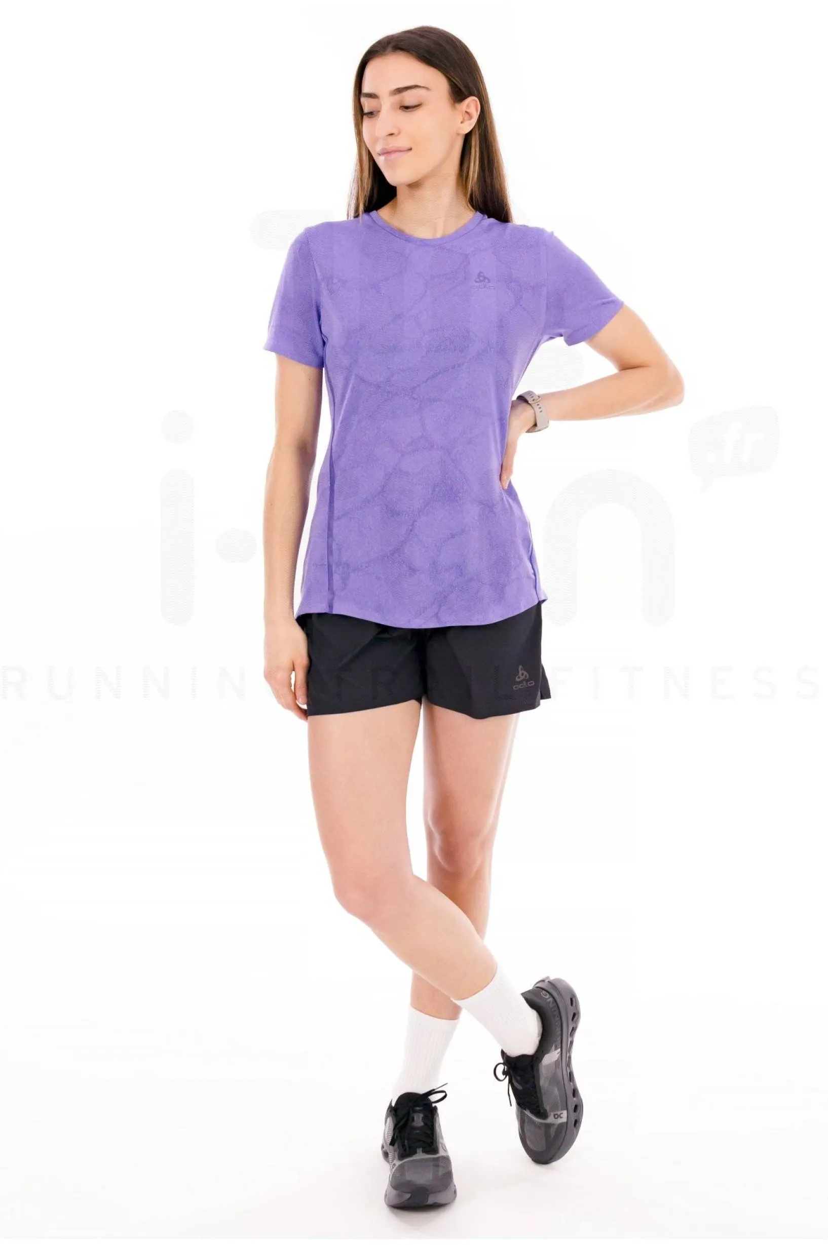 Femme Odlo Manches Courtes^Zeroweight Engineered Chill-Tec femme