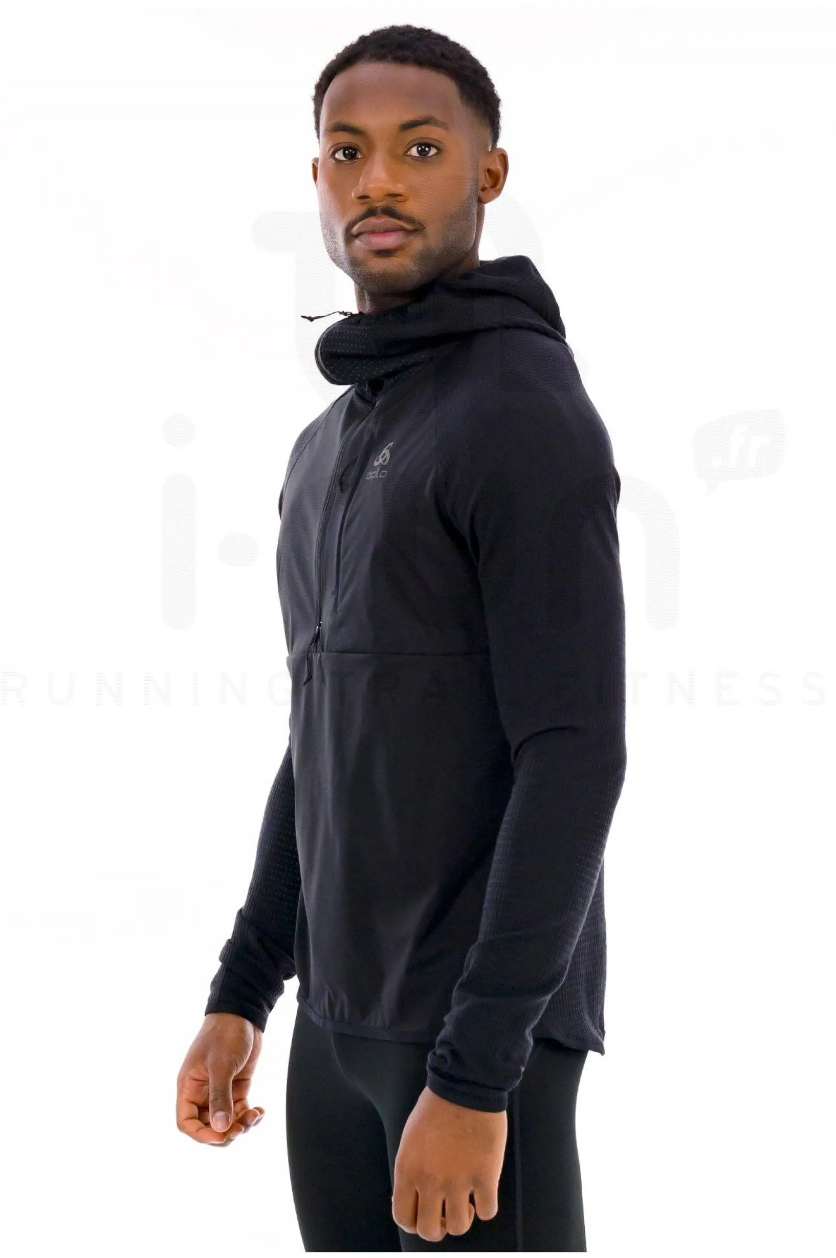 Homme Odlo Manches Longues^Zeroweight Pro Performance Wool 1/2 Zip