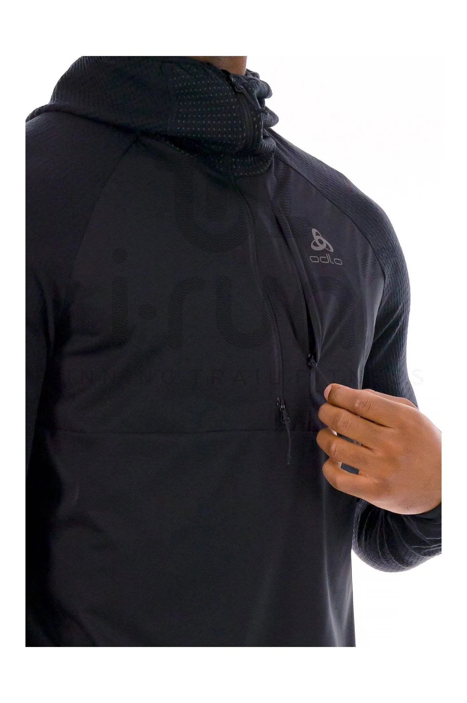 Homme Odlo Manches Longues^Zeroweight Pro Performance Wool 1/2 Zip