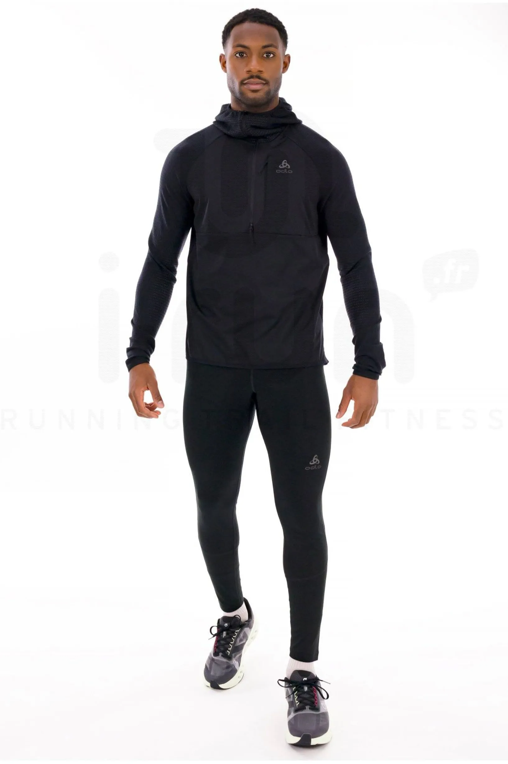 Homme Odlo Manches Longues^Zeroweight Pro Performance Wool 1/2 Zip