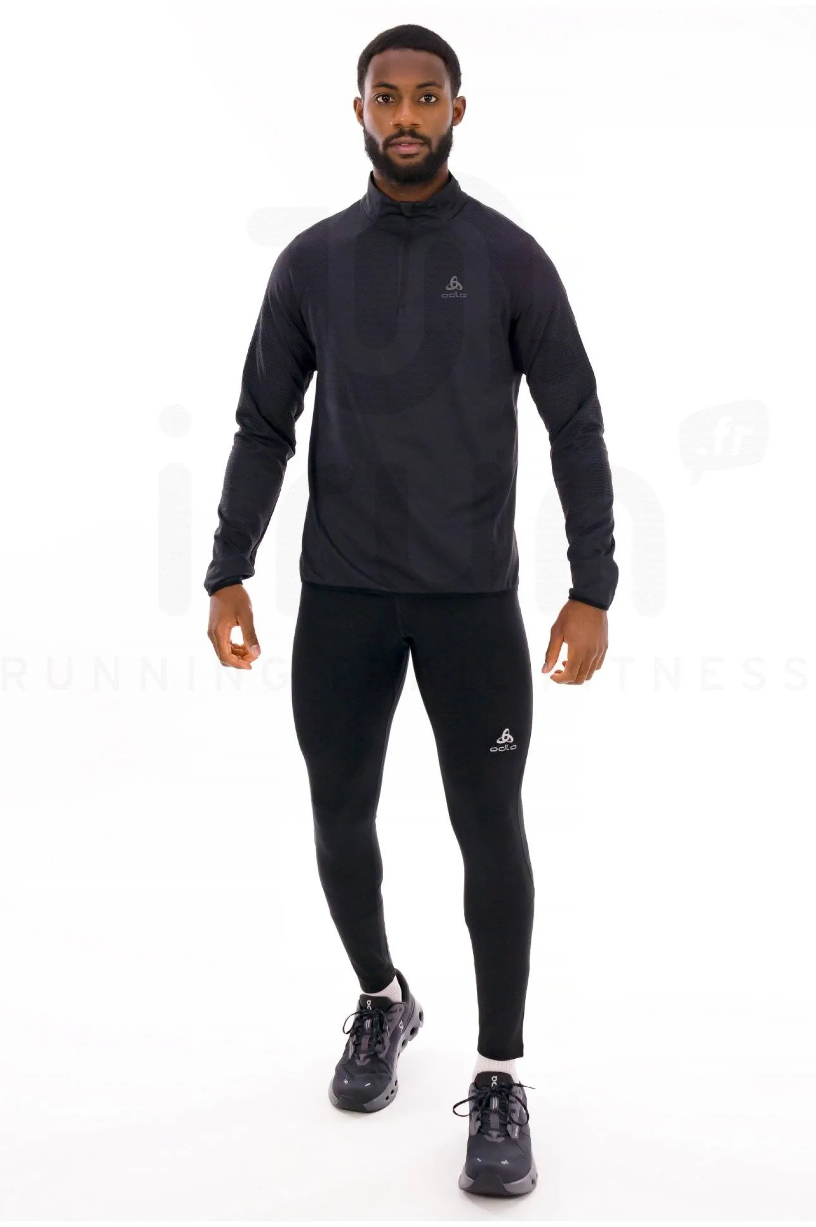 Homme Odlo Manches Longues^Zeroweight Warm 2.0 1/2 Zip
